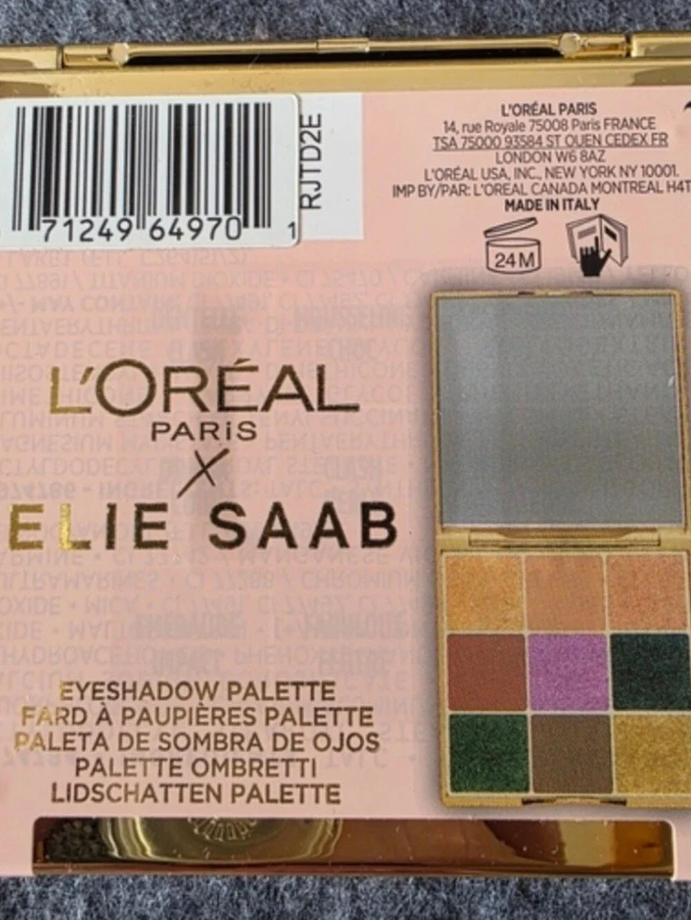 NEW L’Oréal Paris x Elie Saab Limited Edition Eyeshadow Palette